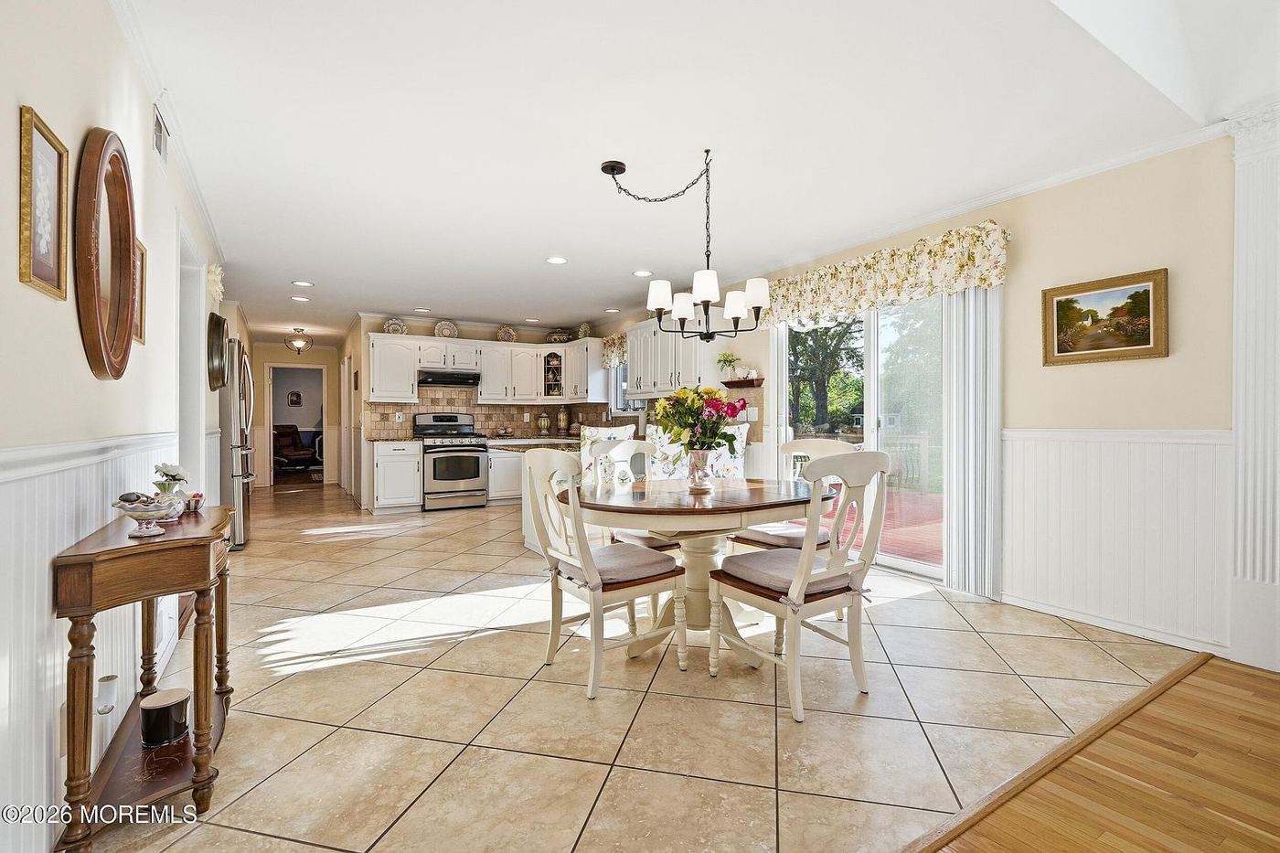 Breakfast nook off the kitchen